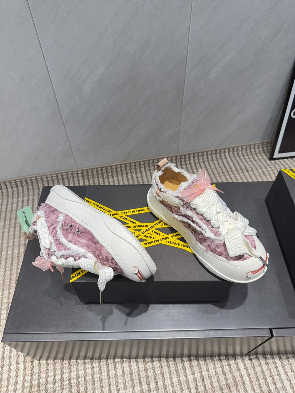Smiling Face Couple Sneakers | Premium Upgraded Edition