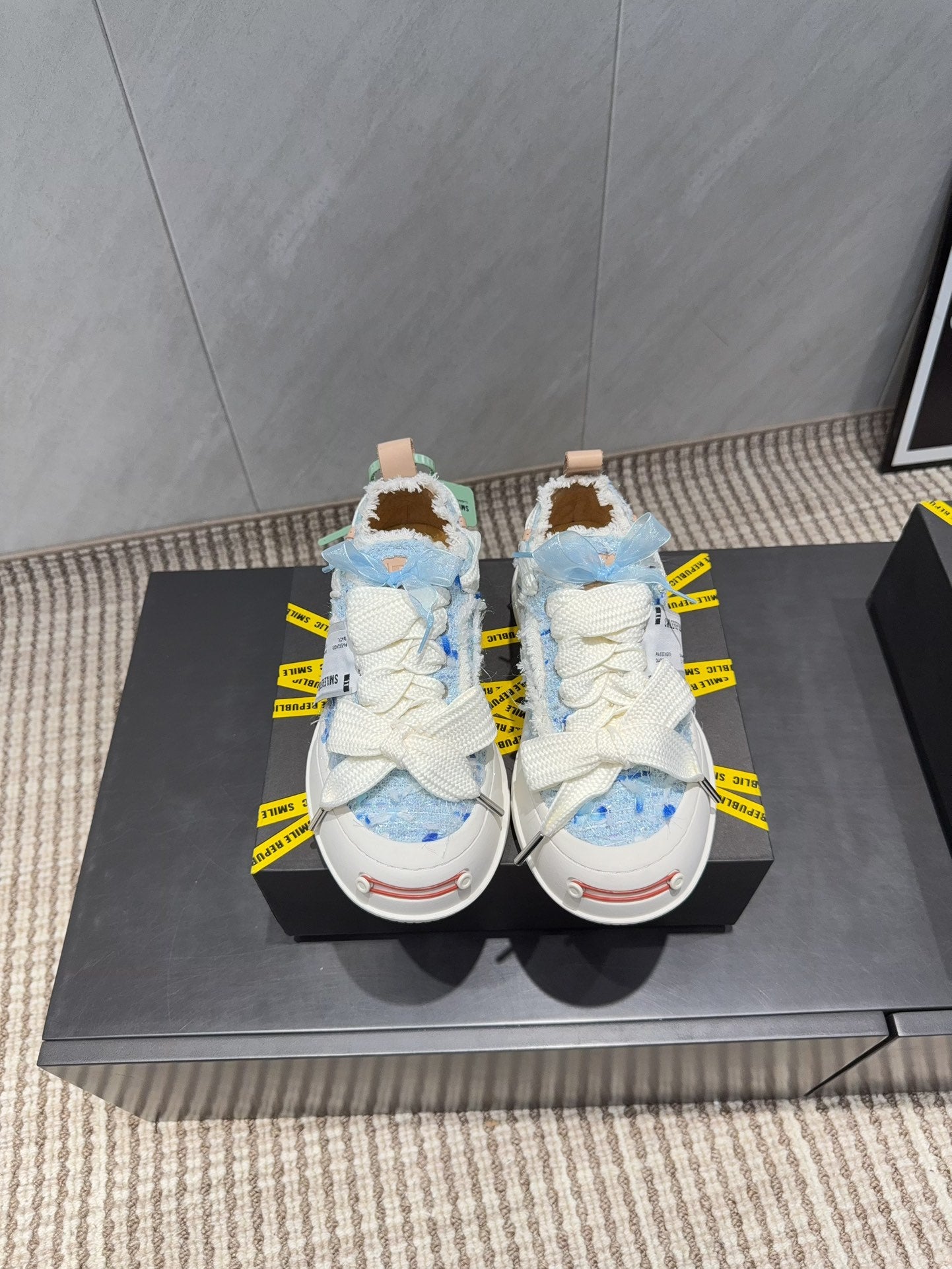 Smiling Face Couple Sneakers | Premium Upgraded Edition
