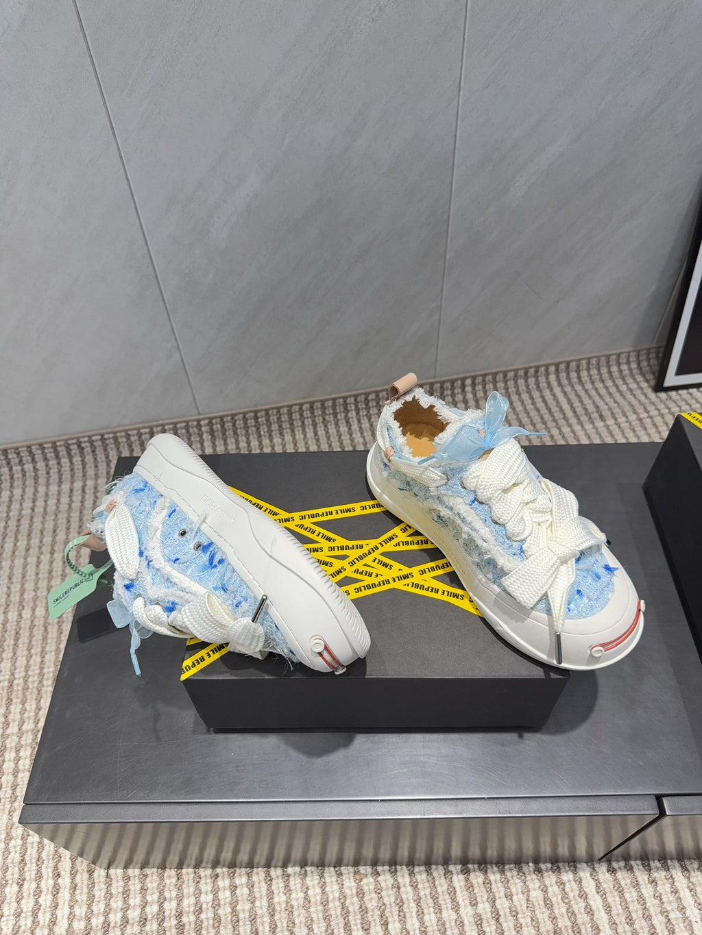 Smiling Face Couple Sneakers | Premium Upgraded Edition