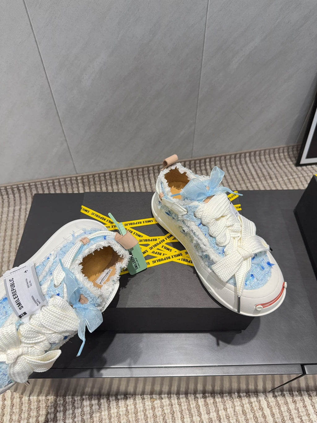 Smiling Face Couple Sneakers | Premium Upgraded Edition
