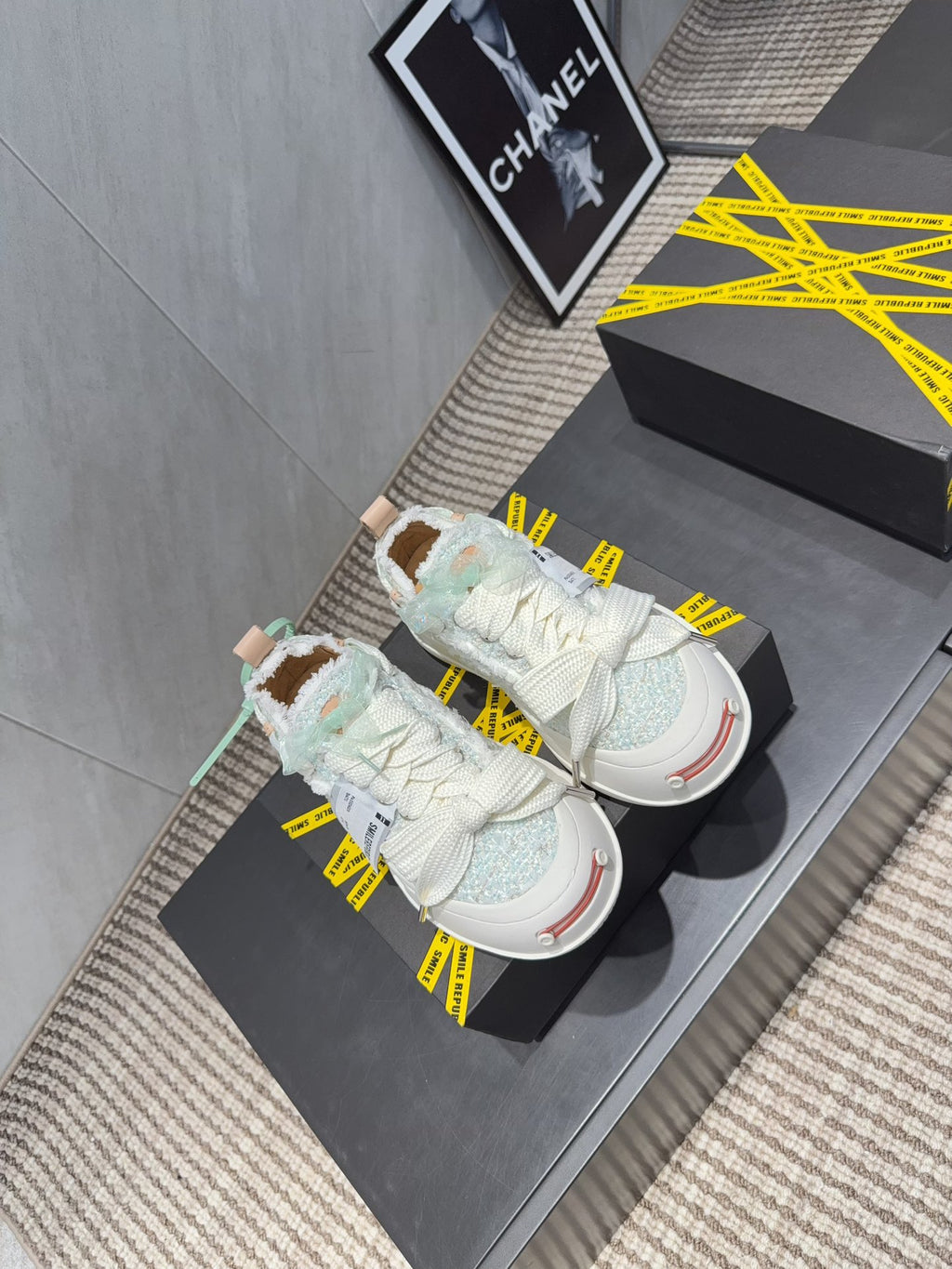 Smiling Face Couple Sneakers | Premium Upgraded Edition