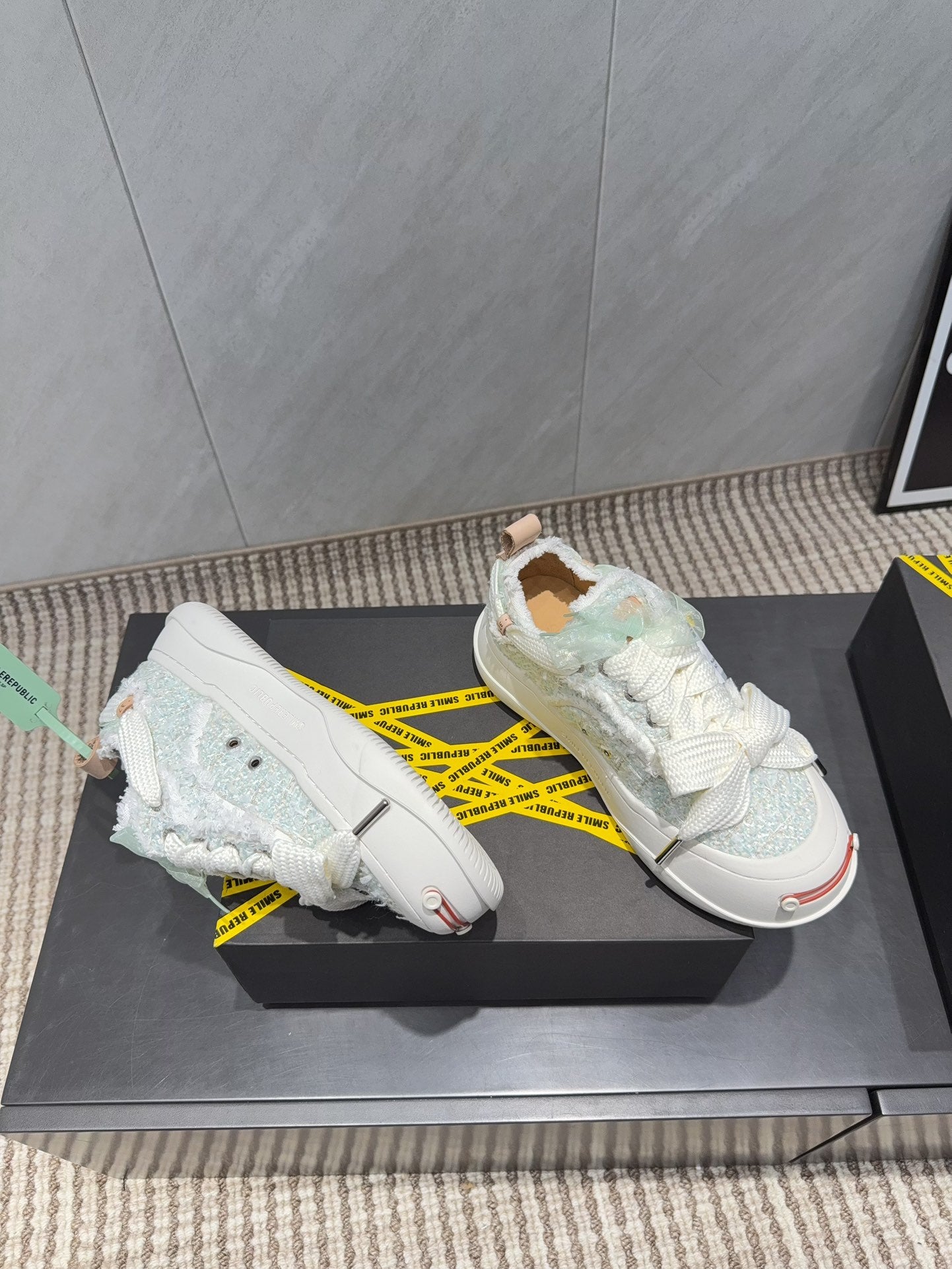 Smiling Face Couple Sneakers | Premium Upgraded Edition
