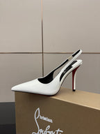 Elegant Red Sole High-Heel Sandals | Premium Edition