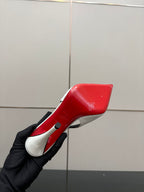 Elegant Red Sole High-Heel Sandals | Premium Edition