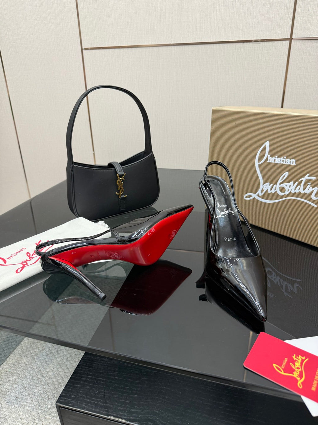 Elegant Red Sole High-Heel Sandals | Premium Edition