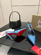 Elegant Red Sole High-Heel Sandals | Premium Edition