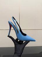 Elegant Red Sole High-Heel Sandals | Premium Edition