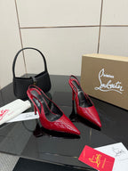 Elegant Red Sole High-Heel Sandals | Premium Edition
