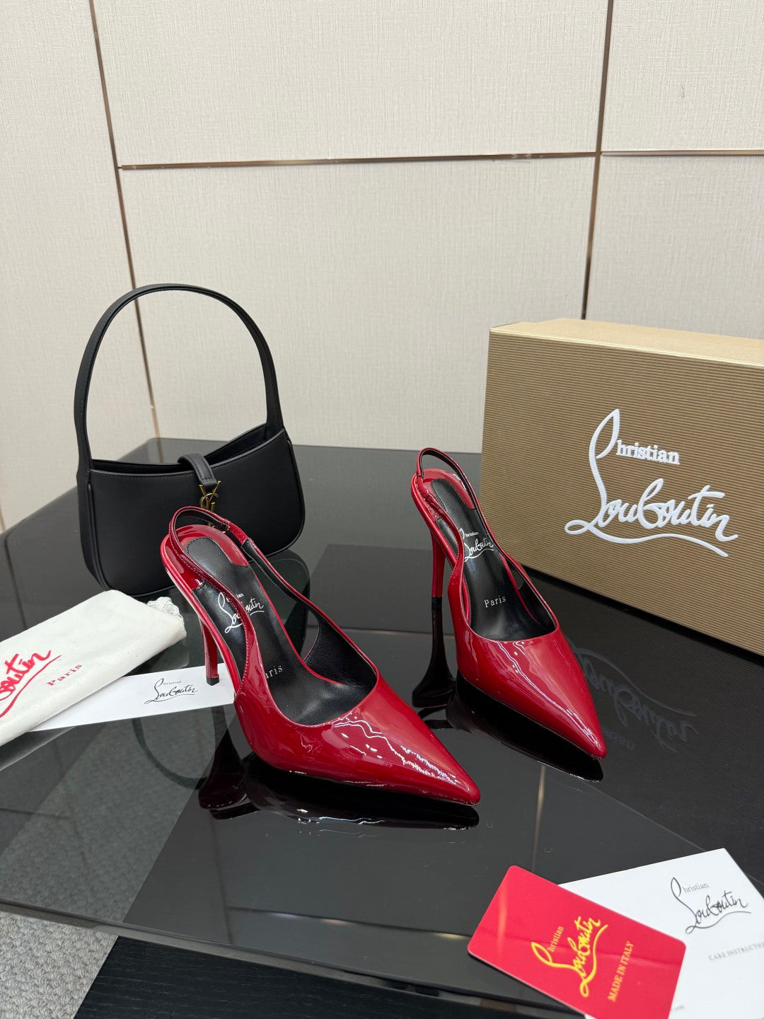 Elegant Red Sole High-Heel Sandals | Premium Edition