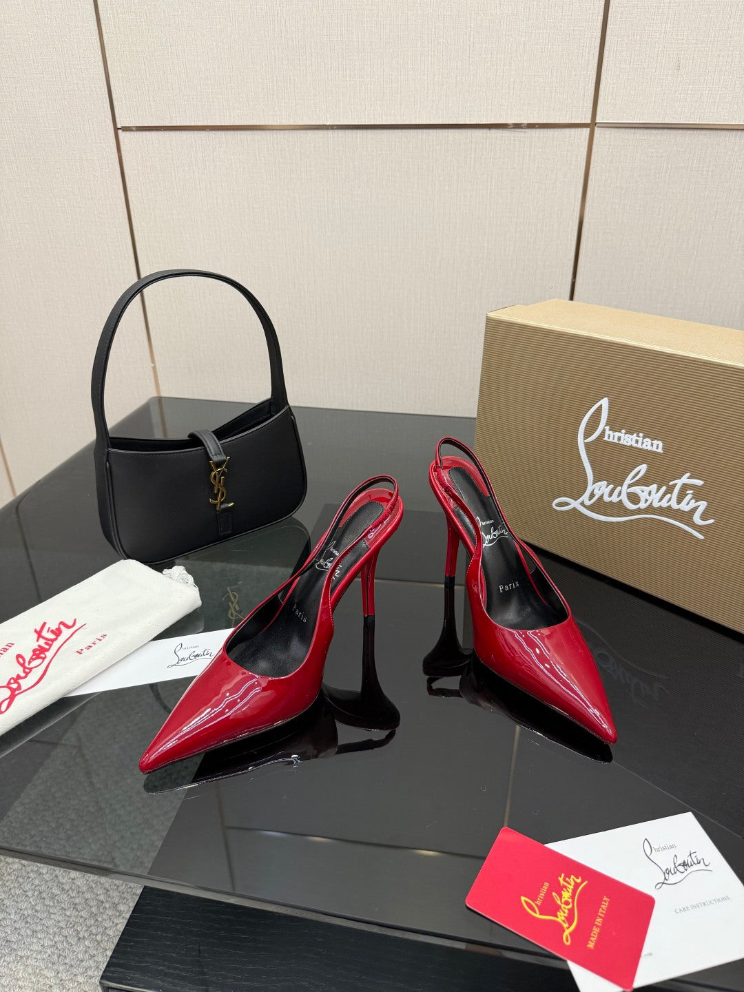 Elegant Red Sole High-Heel Sandals | Premium Edition