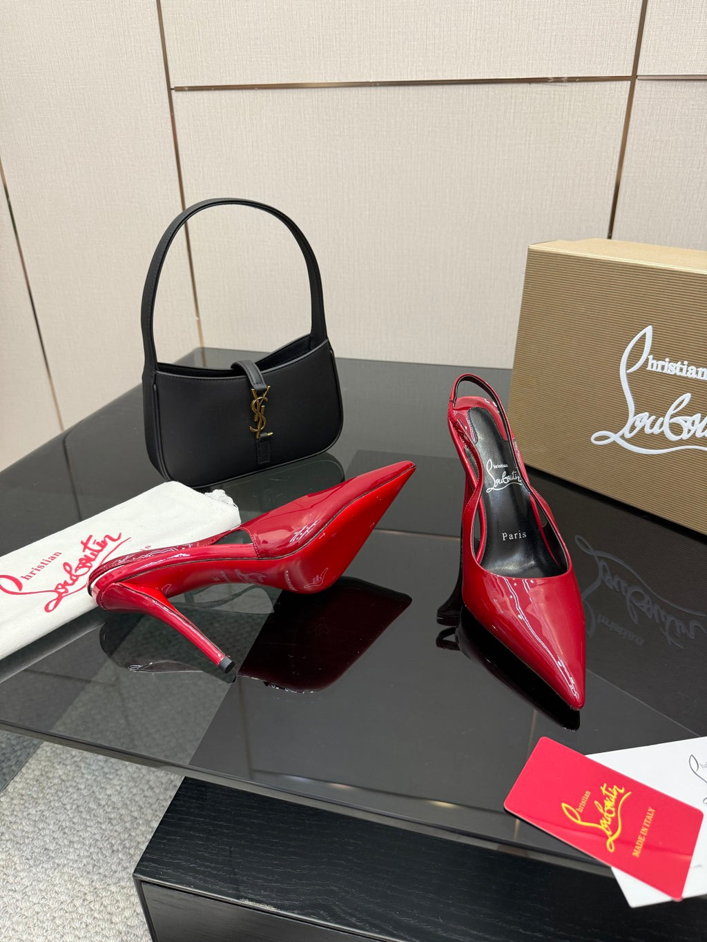 Elegant Red Sole High-Heel Sandals | Premium Edition