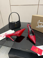 Elegant Red Sole High-Heel Sandals | Premium Edition