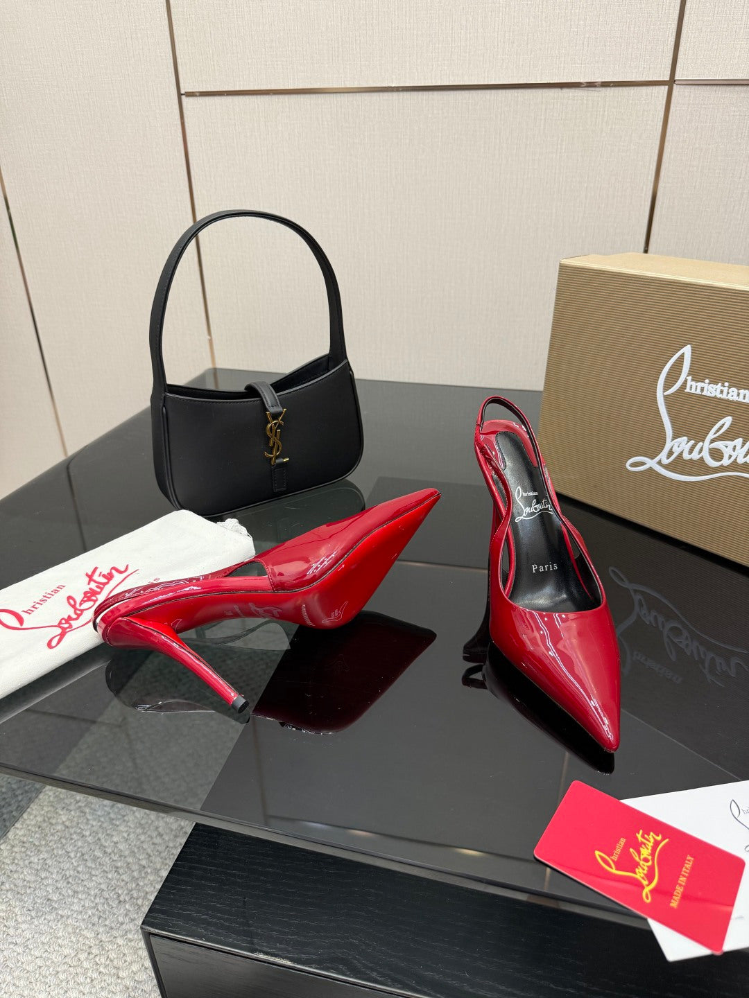 Elegant Red Sole High-Heel Sandals | Premium Edition