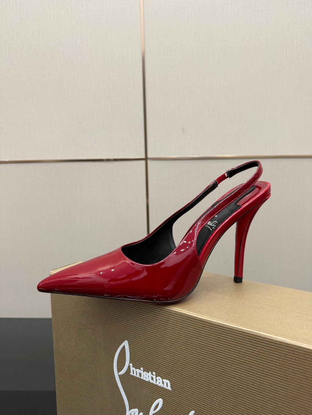 Elegant Red Sole High-Heel Sandals | Premium Edition