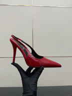 Elegant Red Sole High-Heel Sandals | Premium Edition