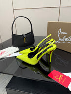 Elegant Red Sole High-Heel Sandals | Premium Edition