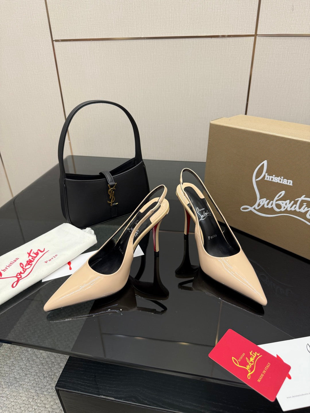 Elegant Red Sole High-Heel Sandals | Premium Edition