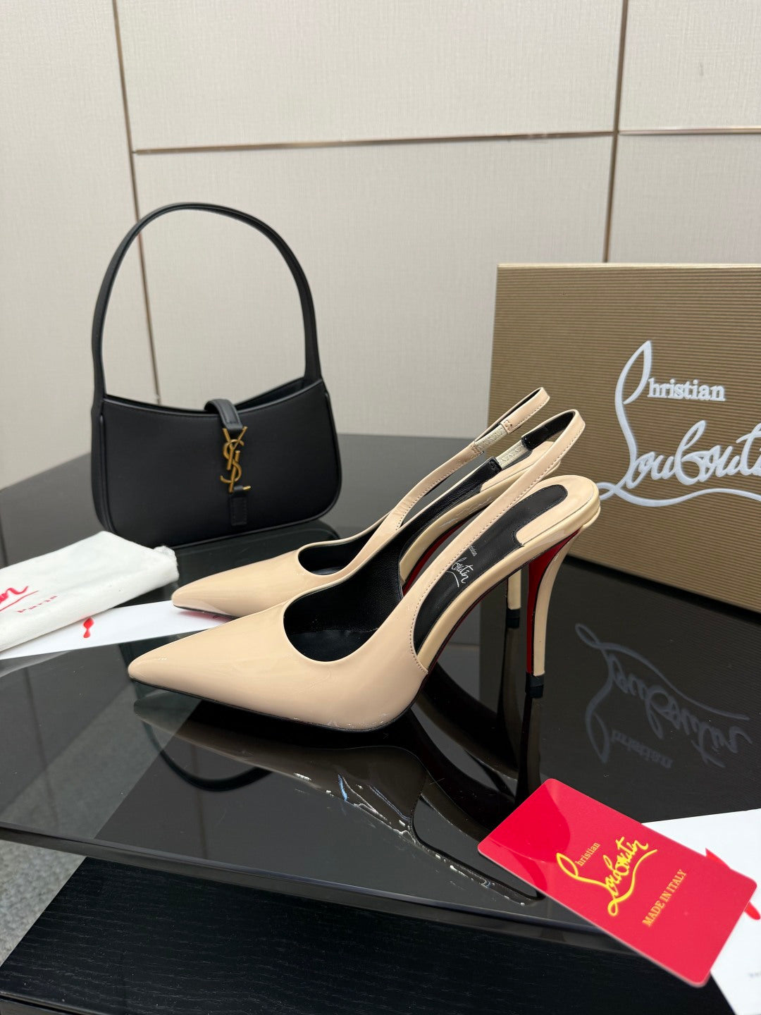 Elegant Red Sole High-Heel Sandals | Premium Edition