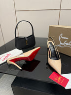 Elegant Red Sole High-Heel Sandals | Premium Edition
