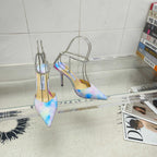 Crystal-Ankle Strap Pointed Toe High Heels | Premium Edition