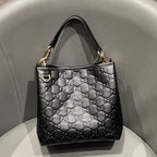Classic G-Pattern Tote Bags with Signature Stripe Detail
