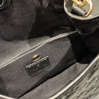 Classic G-Pattern Tote Bags with Signature Stripe Detail