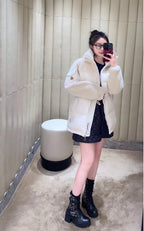Premium Shearling Jacket – High-End Winter Wool Outerwear