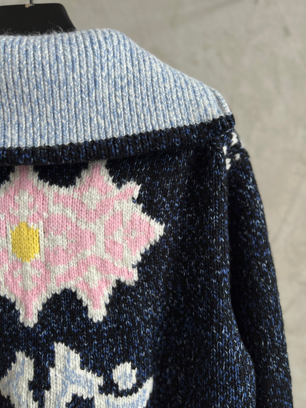 Luxury Embroidered Knit Cardigan – Sailboat &amp; Fishing Motif | Fall/Winter Collection