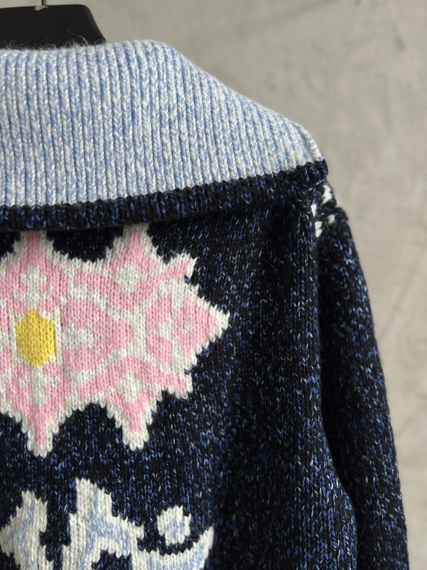 Luxury Embroidered Knit Cardigan – Sailboat &amp; Fishing Motif | Fall/Winter Collection