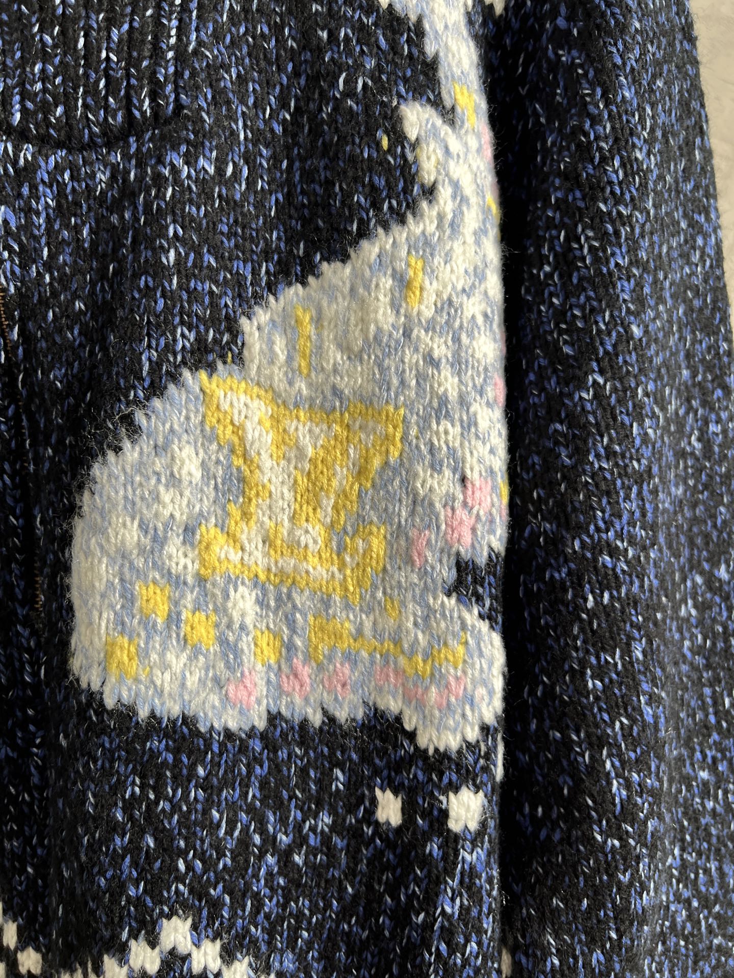 Luxury Embroidered Knit Cardigan – Sailboat &amp; Fishing Motif | Fall/Winter Collection