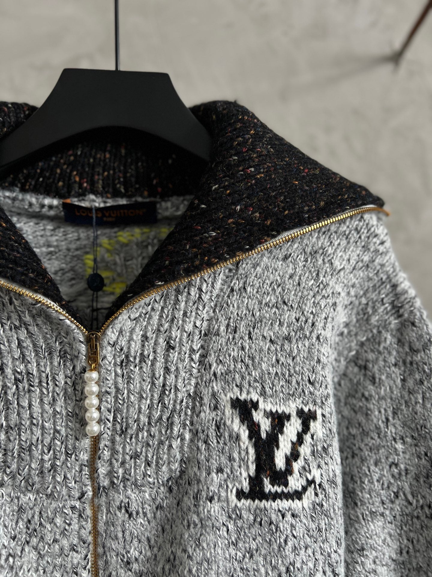 Luxury Embroidered Knit Cardigan – Sailboat &amp; Fishing Motif | Fall/Winter Collection