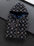 Premium Jacquard Clover Hoodie – Heavyweight Cotton | Unisex Fall/Winter Collection