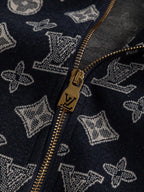 Premium Jacquard Clover Hoodie – Heavyweight Cotton | Unisex Fall/Winter Collection