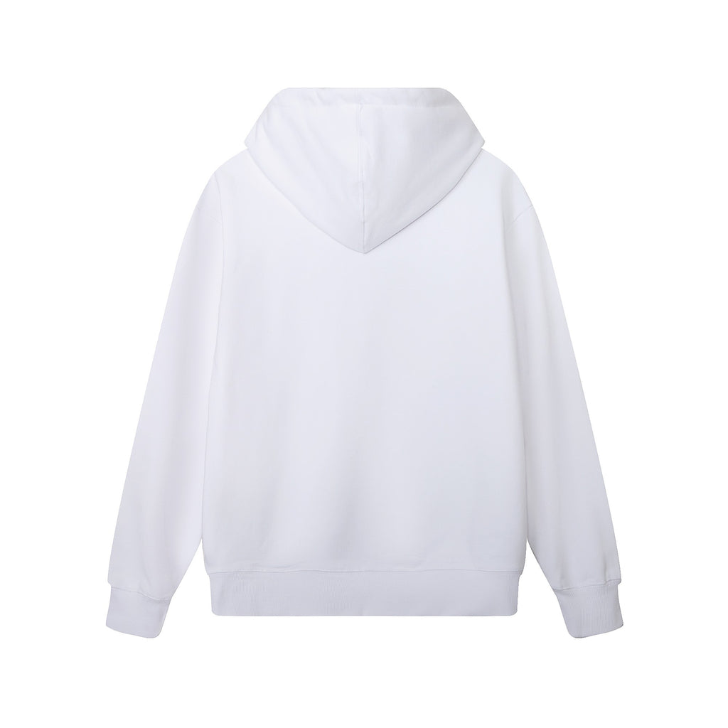 High-End Floral Letter Embroidery Hoodie – Custom Cotton | Unisex Oversize Fit