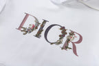 High-End Floral Letter Embroidery Hoodie – Custom Cotton | Unisex Oversize Fit