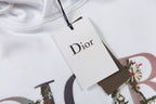 High-End Floral Letter Embroidery Hoodie – Custom Cotton | Unisex Oversize Fit