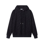 High-End Jacquard Towel-Logo Hoodie | Premium Custom Edition | Unisex Oversize Fit