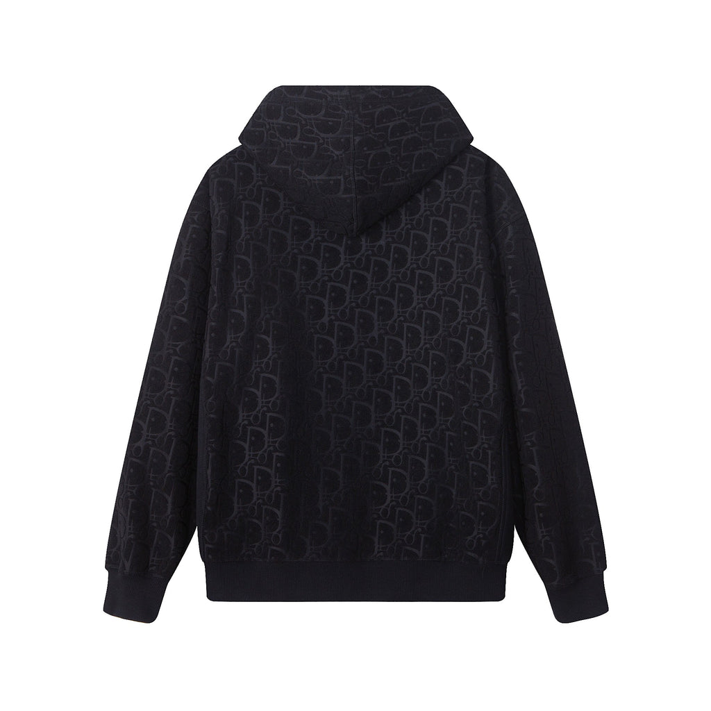 High-End Jacquard Towel-Logo Hoodie | Premium Custom Edition | Unisex Oversize Fit