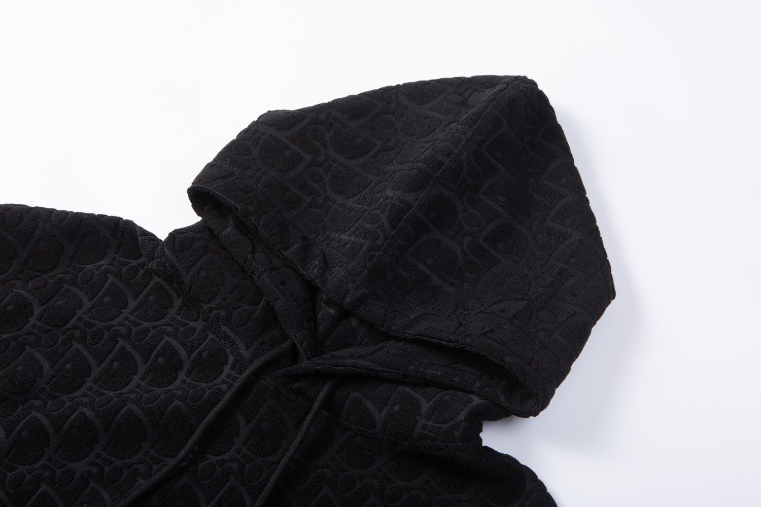 High-End Jacquard Towel-Logo Hoodie | Premium Custom Edition | Unisex Oversize Fit