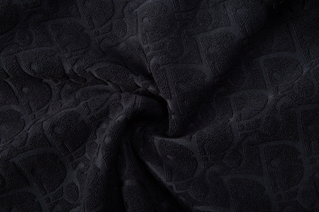 High-End Jacquard Towel-Logo Hoodie | Premium Custom Edition | Unisex Oversize Fit
