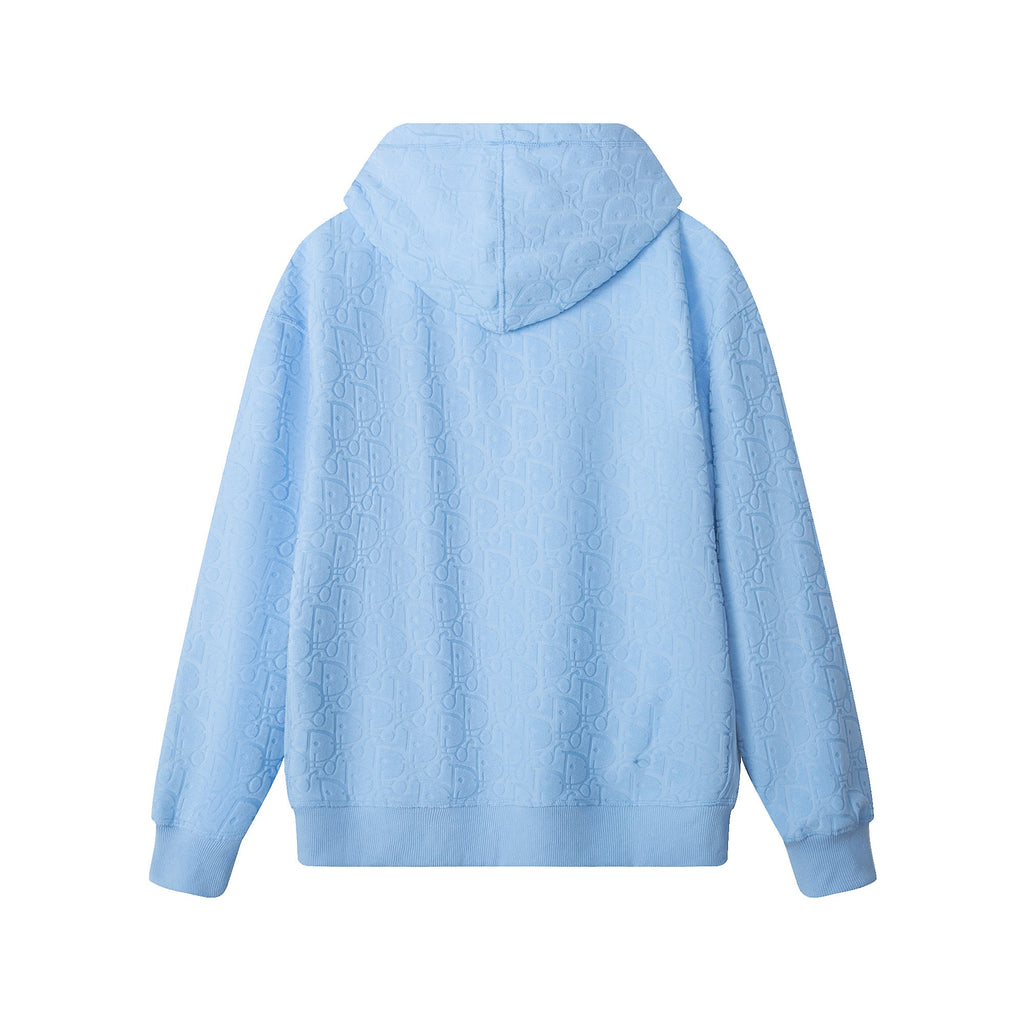 High-End Jacquard Towel-Logo Hoodie | Premium Custom Edition | Unisex Oversize Fit