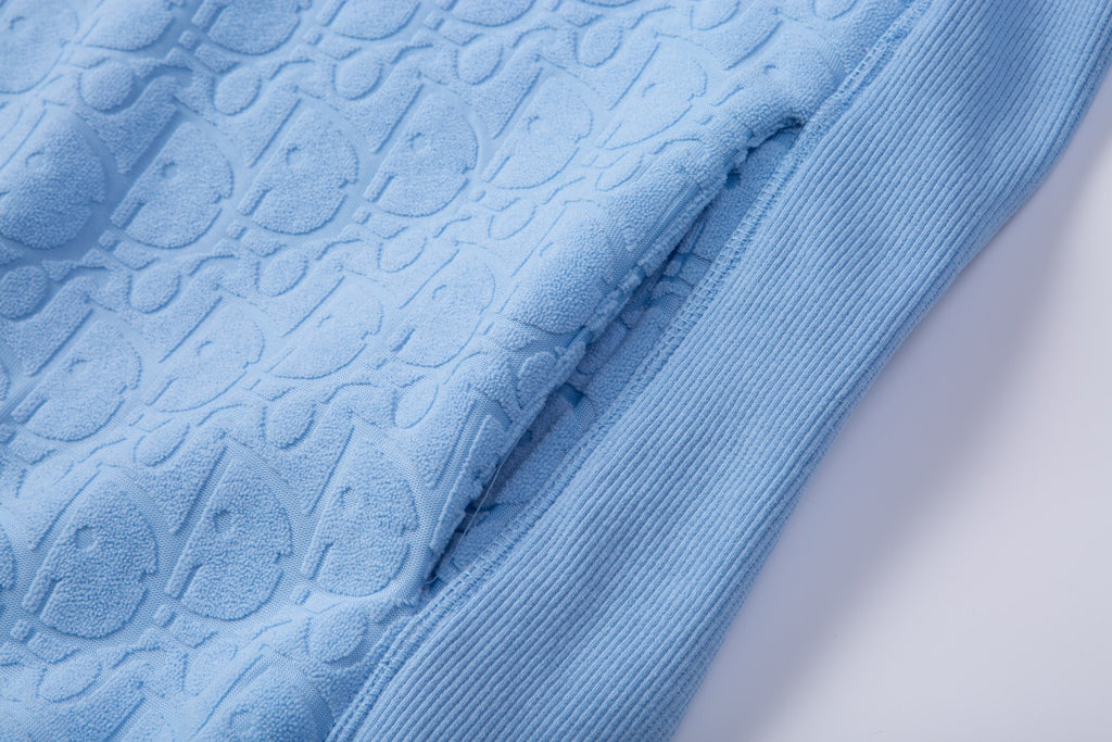 High-End Jacquard Towel-Logo Hoodie | Premium Custom Edition | Unisex Oversize Fit
