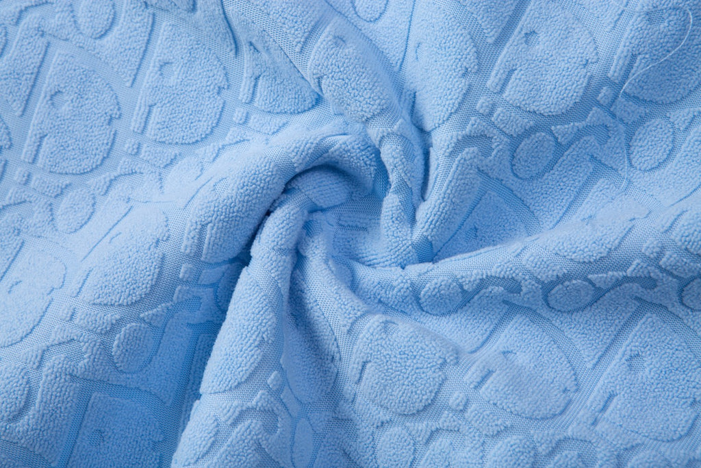 High-End Jacquard Towel-Logo Hoodie | Premium Custom Edition | Unisex Oversize Fit