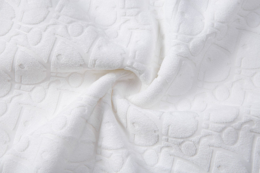 High-End Jacquard Towel-Logo Hoodie | Premium Custom Edition | Unisex Oversize Fit