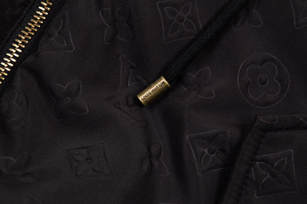 Monogram Quilted Hooded Windbreaker Jacket