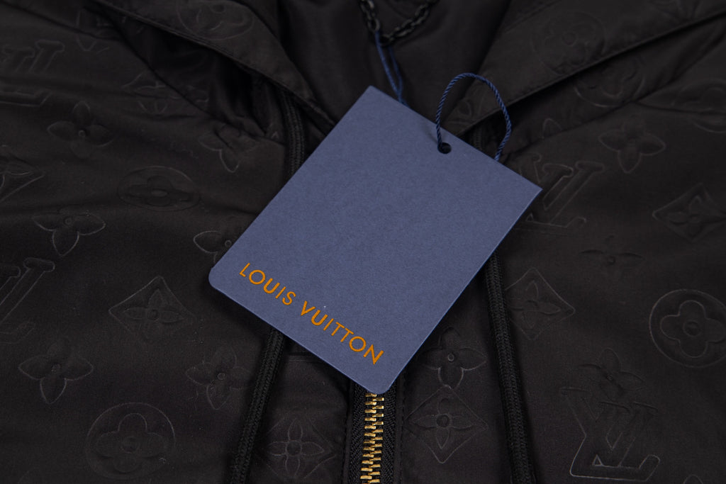 Monogram Quilted Hooded Windbreaker Jacket