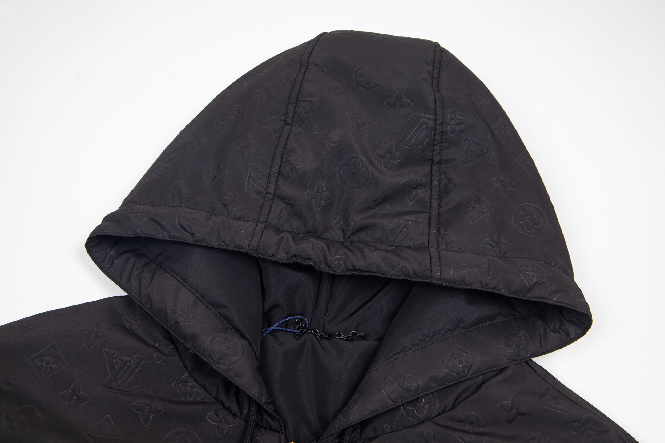 Monogram Quilted Hooded Windbreaker Jacket