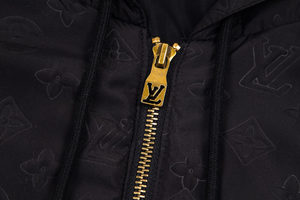 Monogram Quilted Hooded Windbreaker Jacket