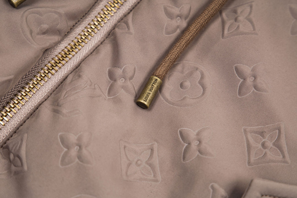 Monogram Quilted Hooded Windbreaker Jacket
