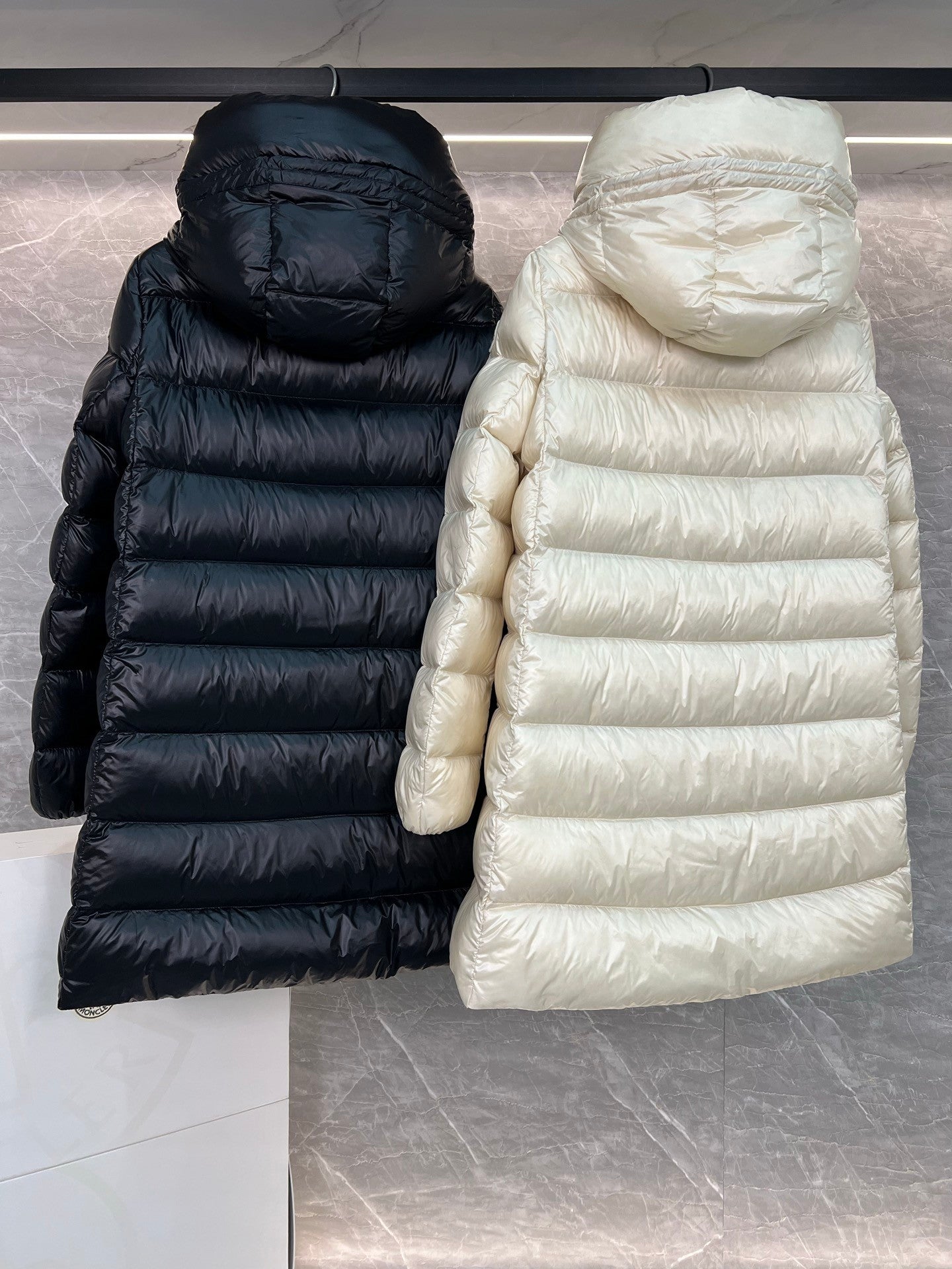 Women’s Mid-Length Hooded Down Jacket – A-Line Silhouette